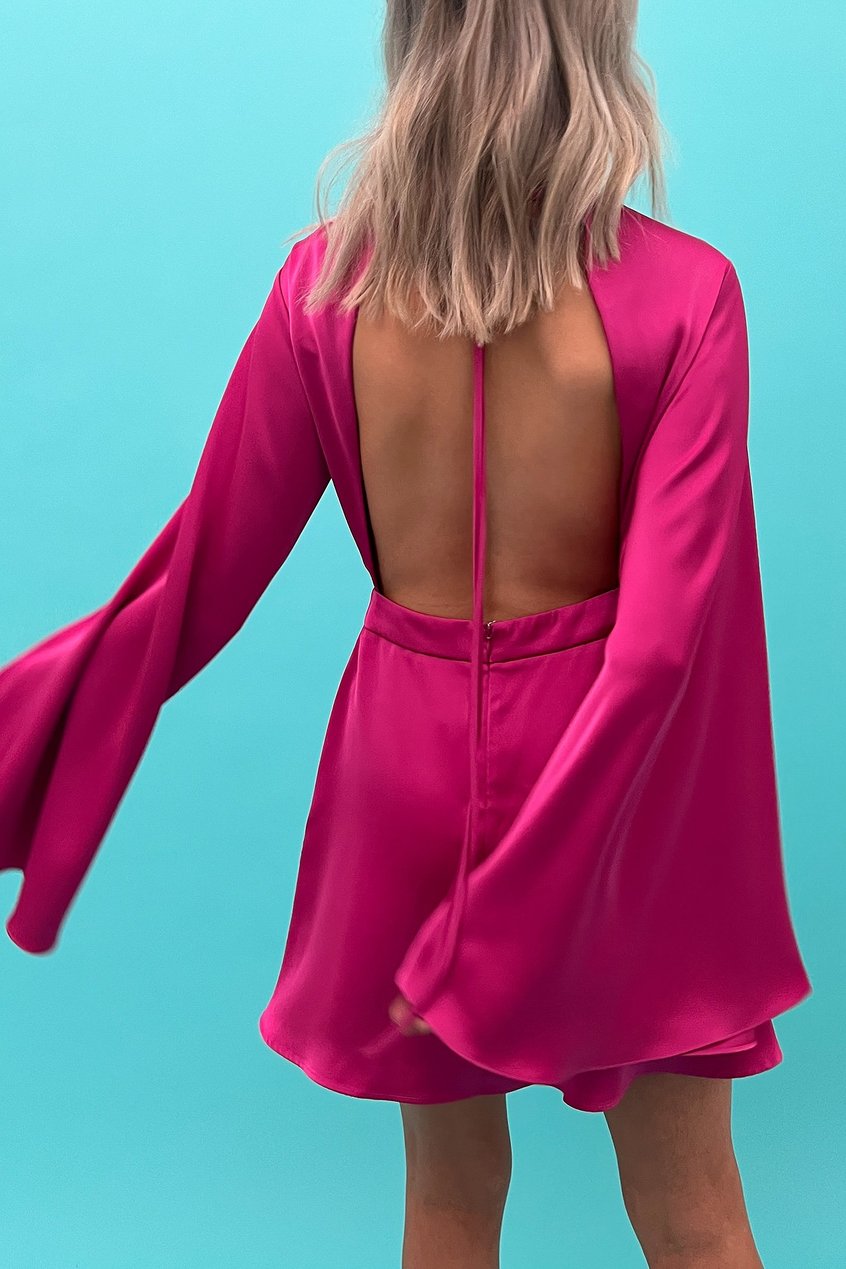 Kleider Abendkleider | Minikleid mit offenem Rücken - JQ43364