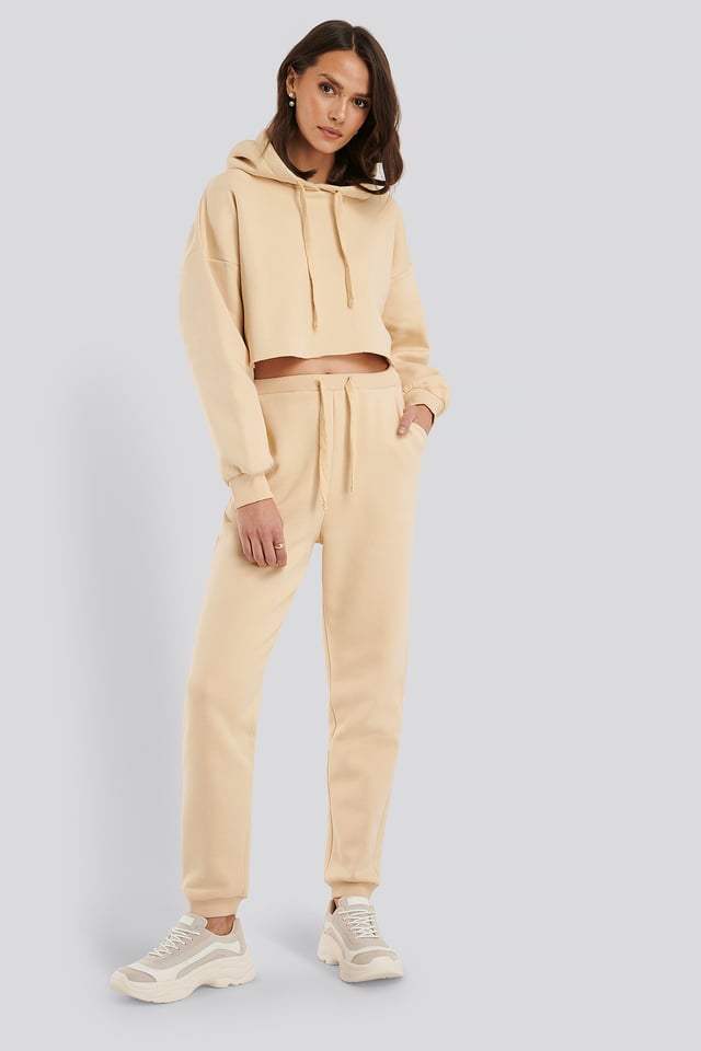 Collegehousut Beige