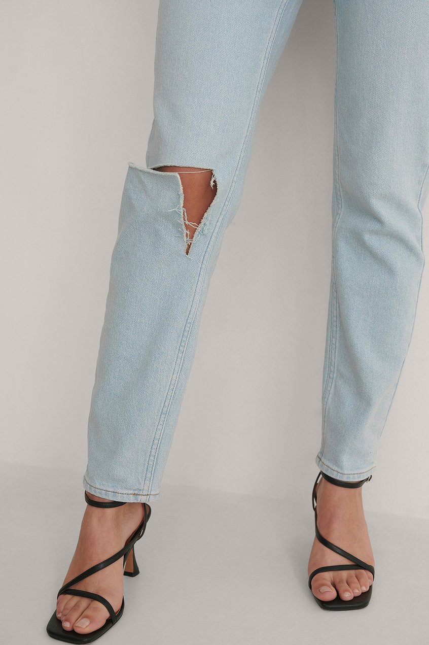 Jeans High Waisted Jeans | Gerade Jeans mit hoher Taille - EU13630