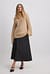 Tailored A-line Midi Skirt