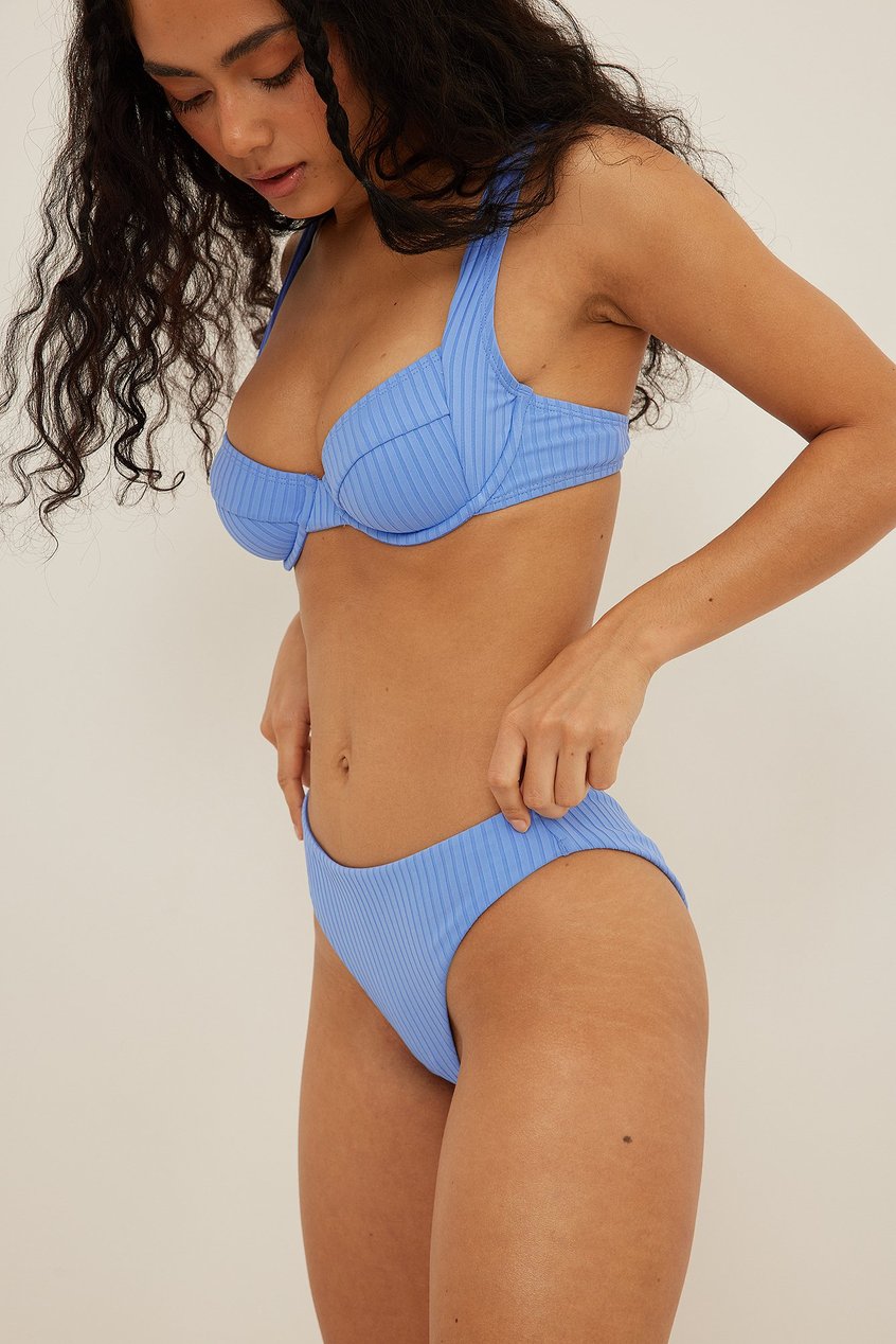 Schwimm & Strandbekleidung Bikini Unterteile | Bikini-Höschen mit mittlerer Taille - SO08165