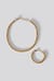 2-pack Multi Gold Pearl Necklace/Bracelet