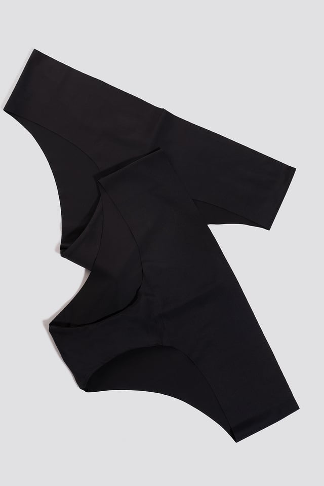 2-pack Seamless Micro Hipster Black