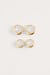 2-Pack Gold Plated Basic Chubby Hoops