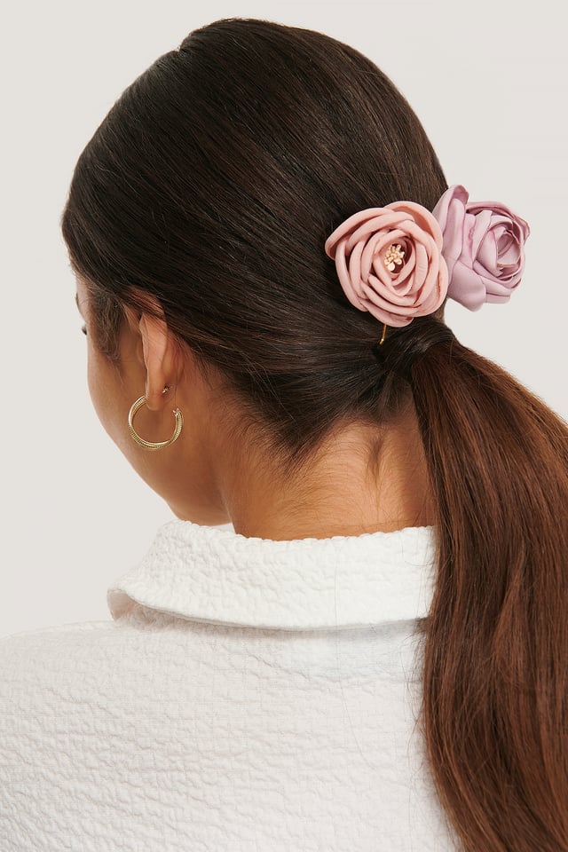 2-Pack Vintage Look Blossom Hairclips Midnight Lace