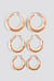3-pack Small Thick Oval Hoops