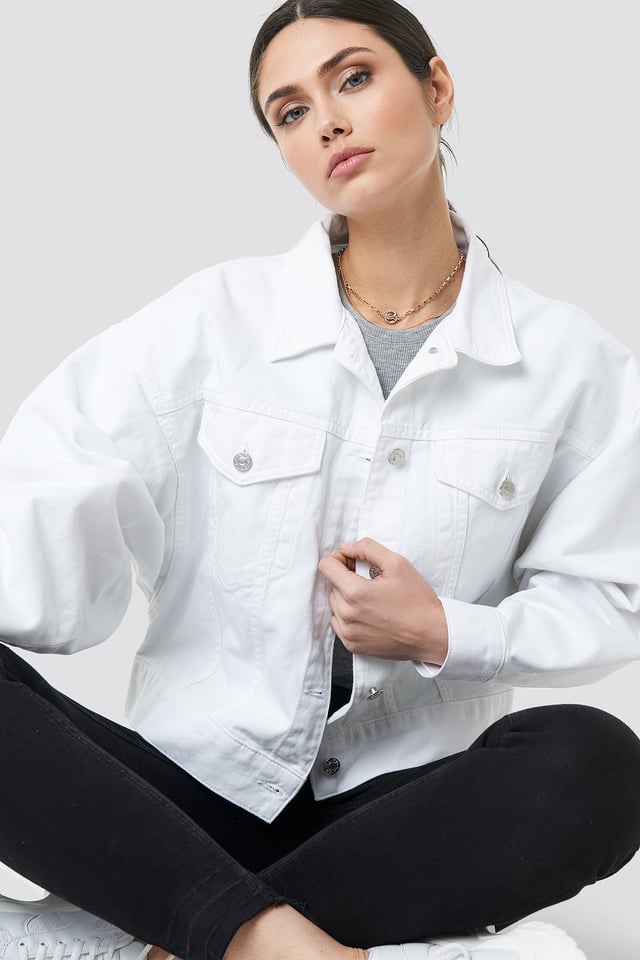 Denimjakke White