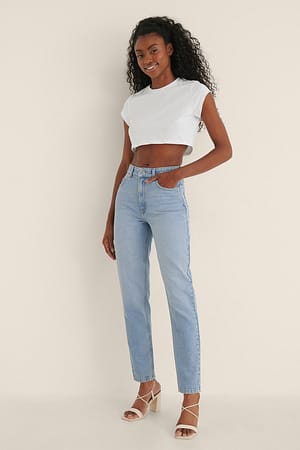 Blue Jeans mit hoher Taille Tall
