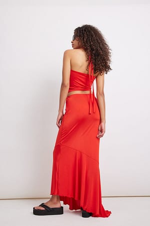Red Asymmetrisk kjol