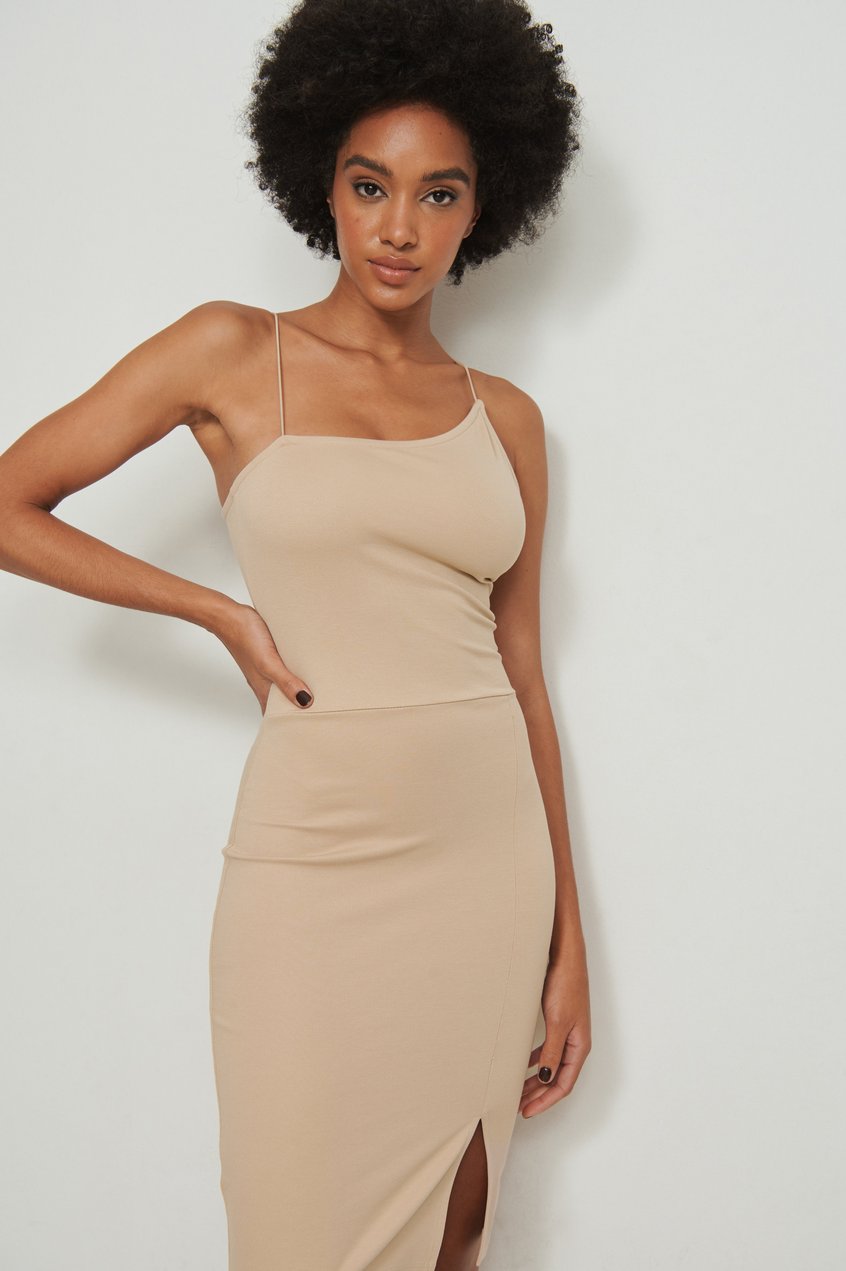 Kleider Partykleider | Asymmetrisches kurzes Kleid mit dünnen Trägern - AP90166