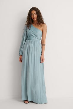 Balloon Sleeve Maxi Dress Outfit