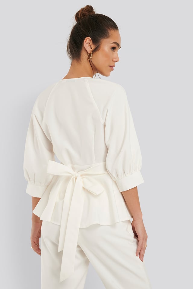 Pusero Pallohihoilla White