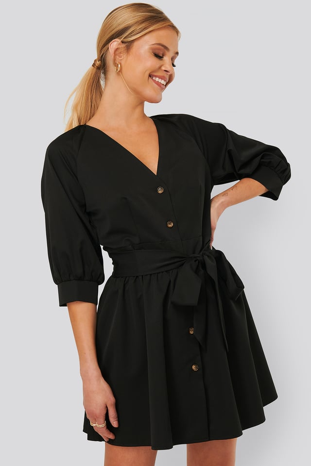 Minimekko Black