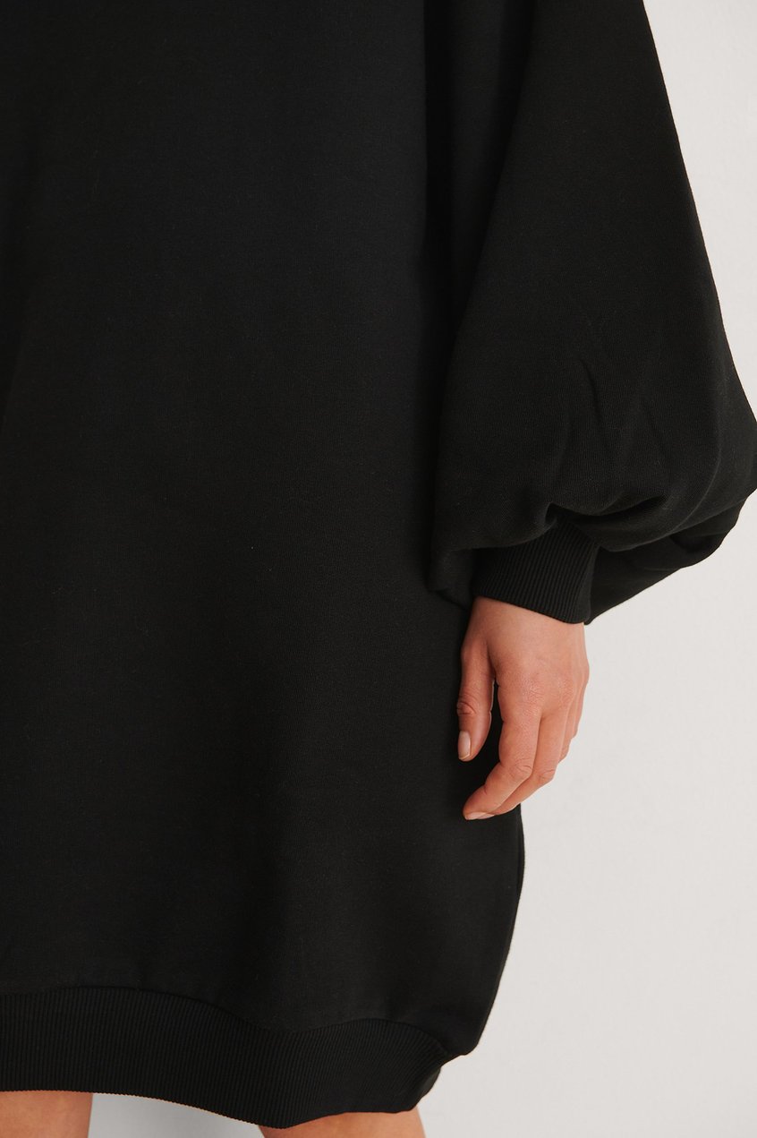 Robes Robes Manches Longues | Robe sweat à manches ballon biologique - SJ63577