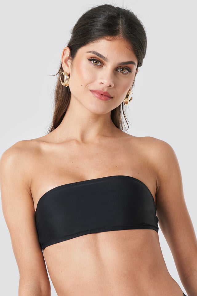 Bandeau Bikini Top Black