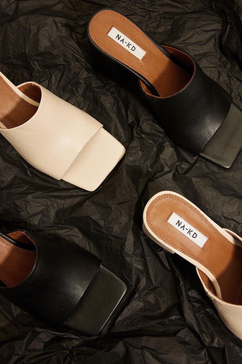 Qualité premium Chaussures | Basic Leather Mules - GN54433