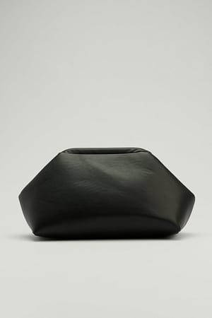 Black Basic Pouch Bag