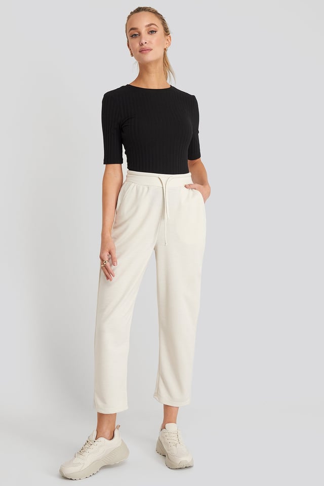 Basic Slip Pants Dusty Light Beige
