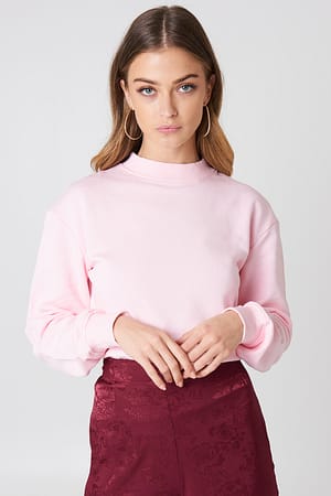 Pink NA-KD Basic Basic Sweater