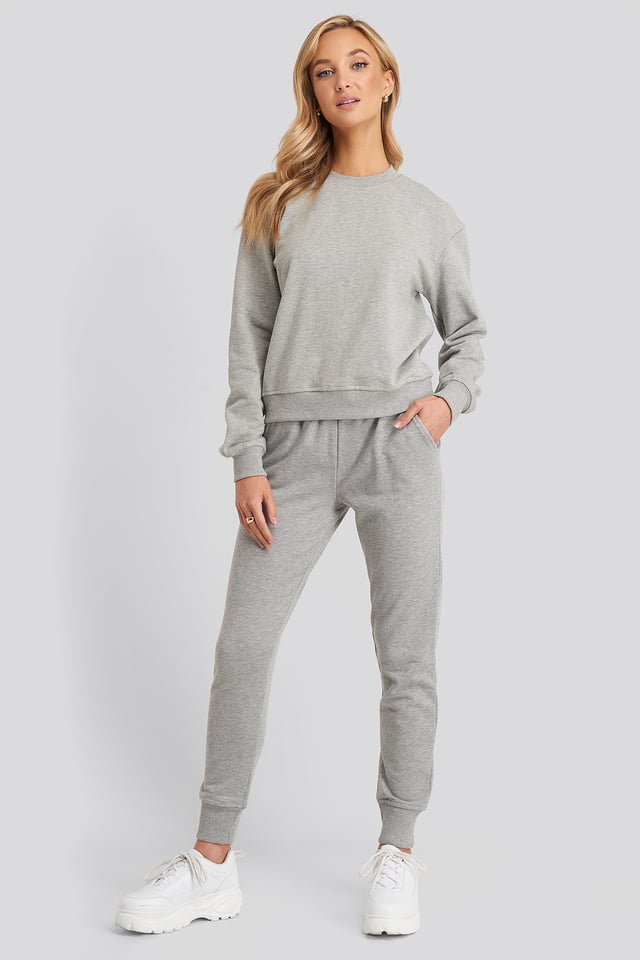 Basic Sweatpants Grey Melange