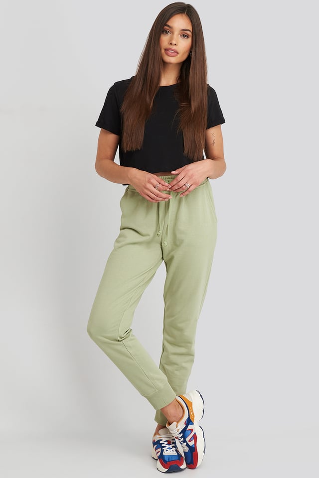 Basic Sweatpants Light Khaki