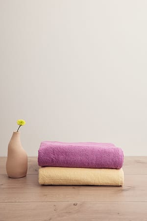 Pink Badehåndkle