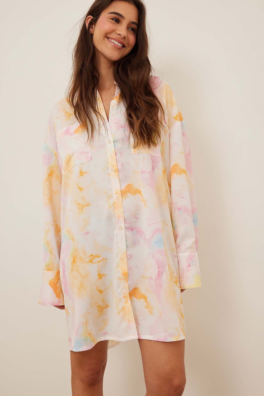 Robes Robes Chemise | Robe chemise à imprimé batik - DW93625