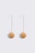 Beaded Globe Drop Earrings