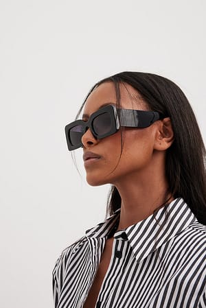 Black Store solbriller med chunky ramme