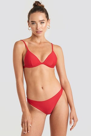 Cherry Red Bikini-Pantys