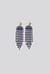 Blue Rhinestone Drop Earrings