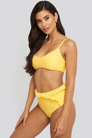 Yellow Bohoo Bikini Bottom