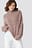 Boxy High Neck Knitted Sweater