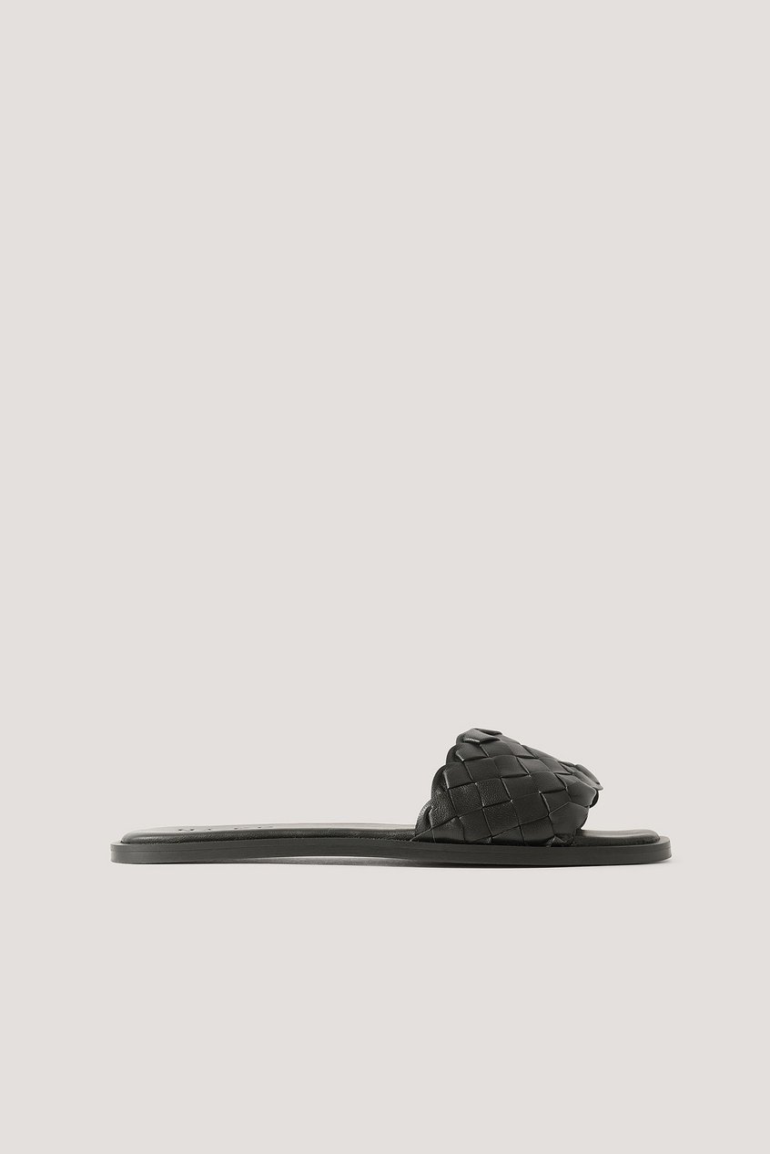 Chaussures Slip on et tongs | Chaussons En Cuir Tressé - ZJ82547