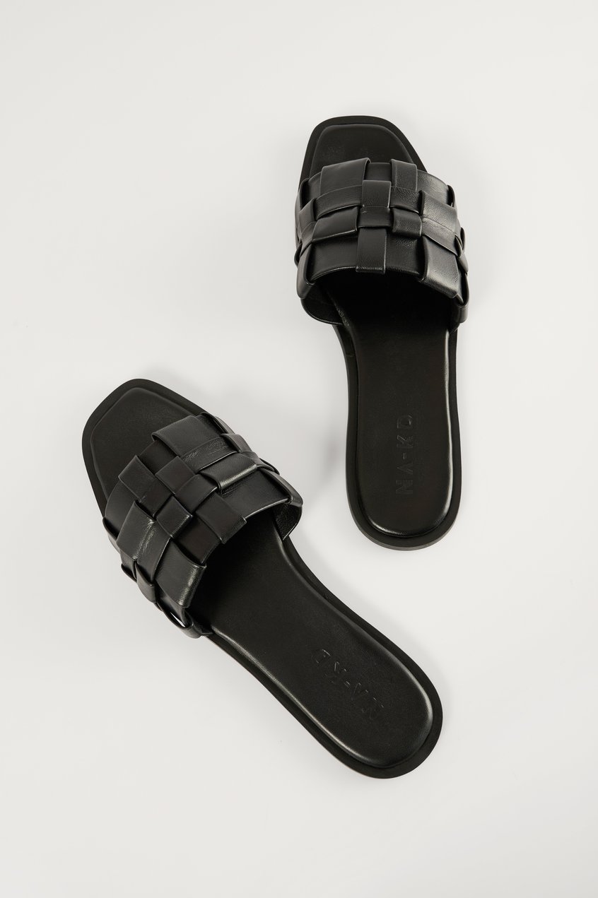 Chaussures Mules & Sabots | Chaussons en cuir tressé - UX68321