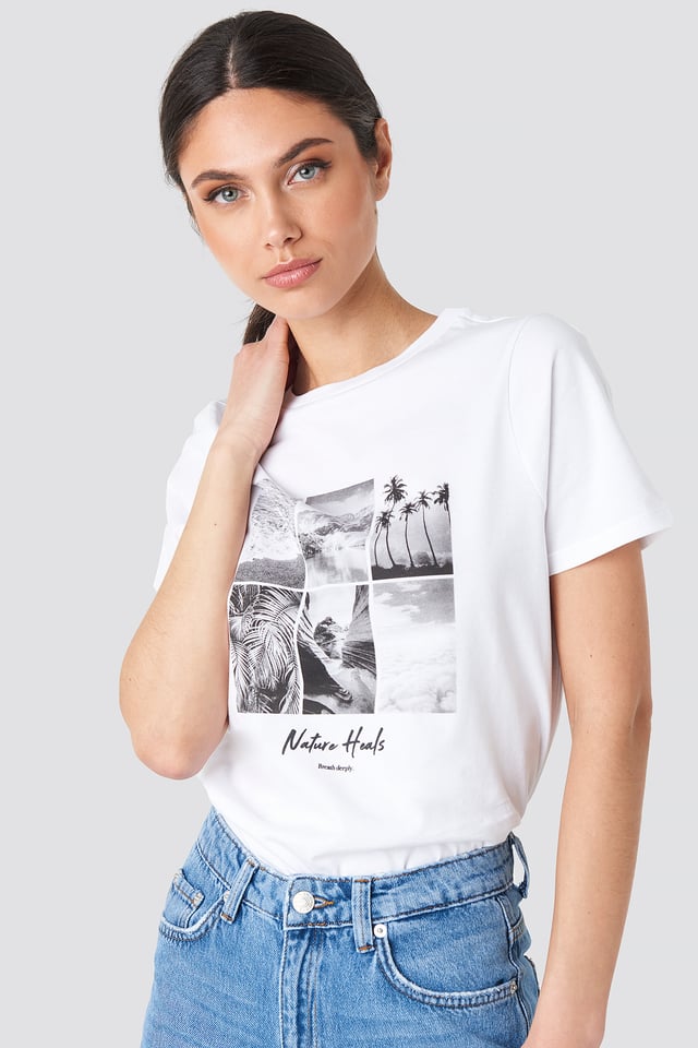 Breathe Deeply T-shirt White