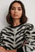 Brushed Zebra Knitted Sweater