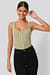 Button Ribbed Tank Top