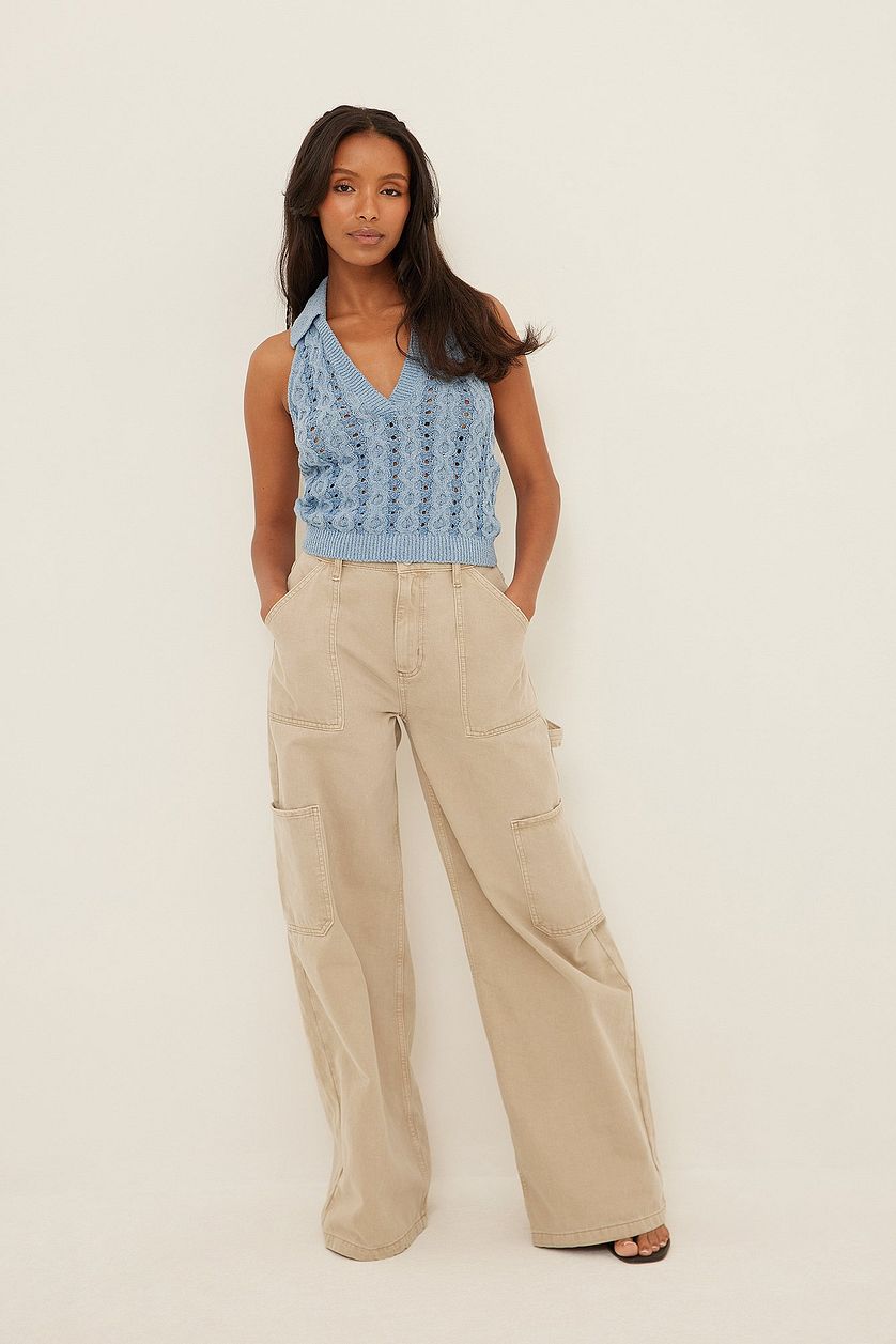 na-kd.com | Cable Knitted Halterneck Top