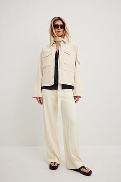 Cargo Belted Jacket Outfit