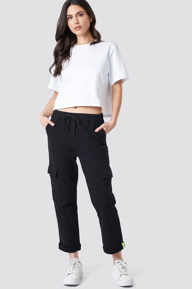 Cargo Pocket Jogger Black