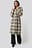 Checked Belted Coat