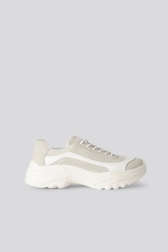 Chunky Profile Trainers Offwhite