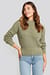 Chunky Ribbed Wool Blend Sweater