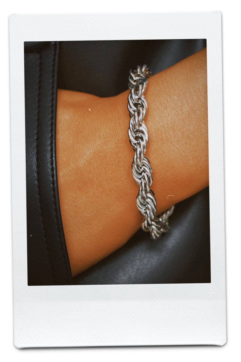 Accessoires Bracelets | Bracelet à chaîne torsadée épaisse recyclé - VQ86905