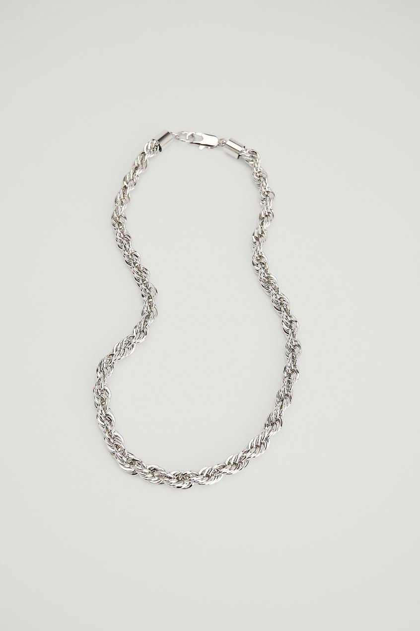 Complementos Collares | Collar chunky de cuerda de cadenas reciclado - OX31010