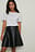 Circle PU Skirt