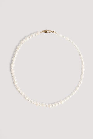 Gold Classic Pearl Necklace