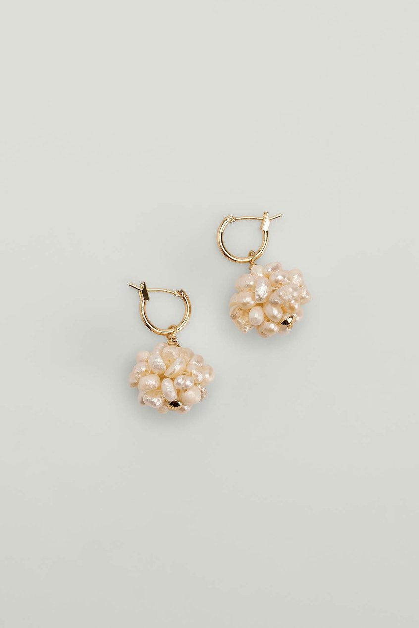Complementos Pendientes | Pendientes de perlas estilo nido - RT00683