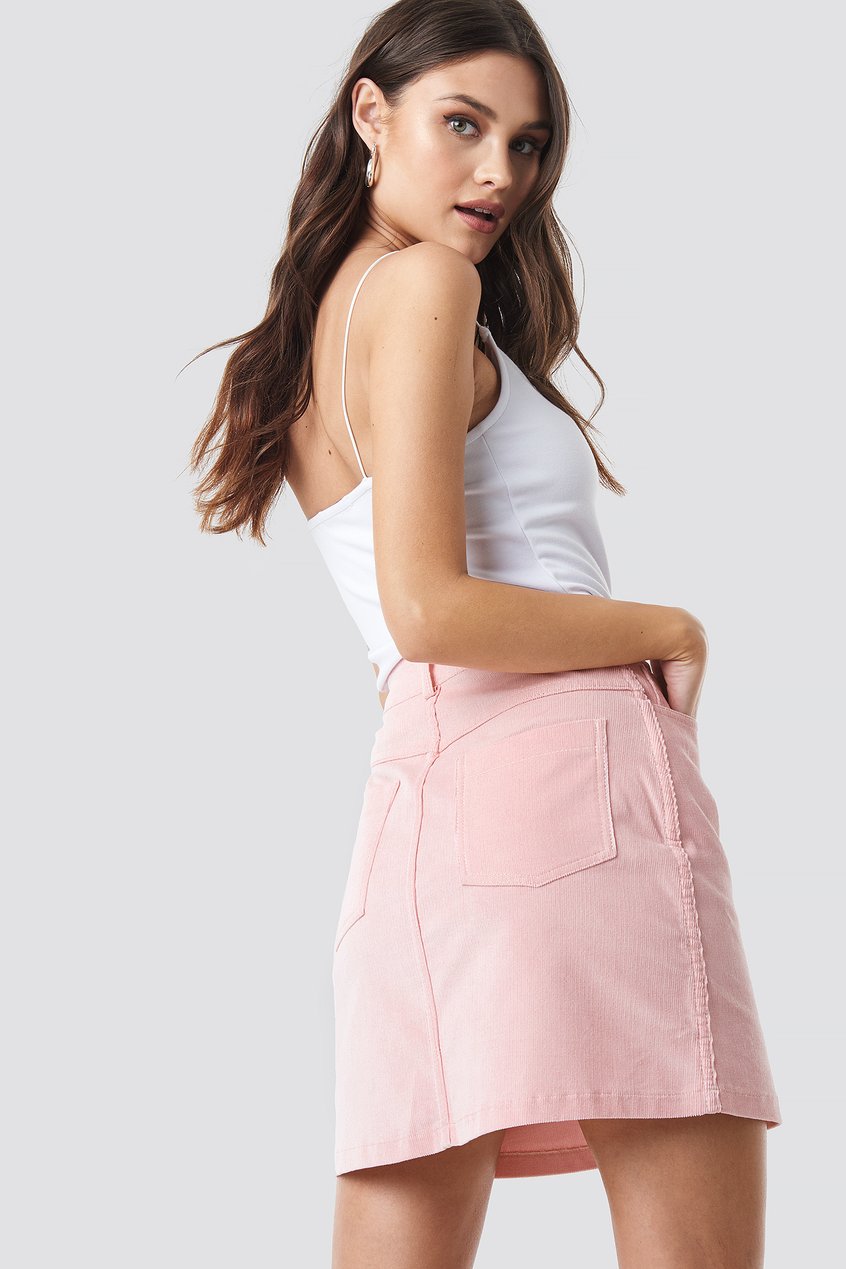 Röcke Skirts | Co-ord Corduroy Mini Skirt - WO44795